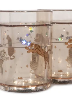 Konges Sløjd Spisetid|2 pak glitterkopper - roar