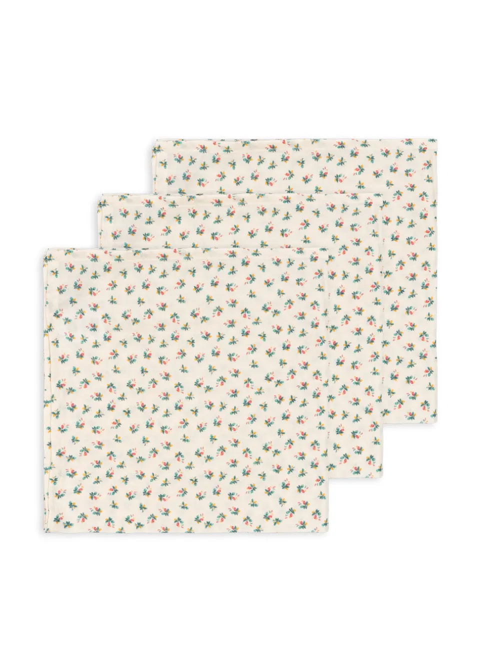 Konges Sløjd Pusletid|3 pak stofbleer - FLEUR COLORÉ fleurcoloré