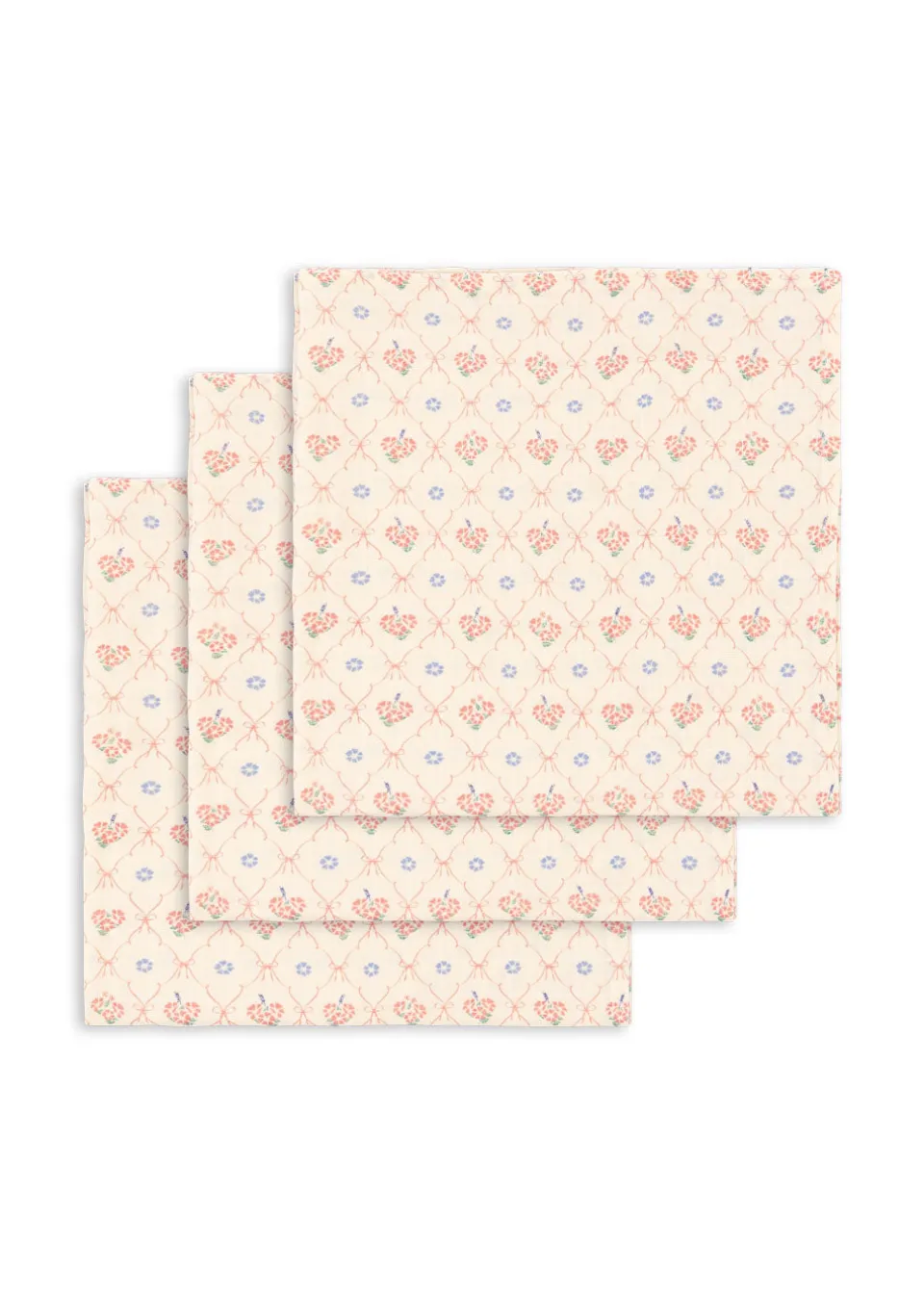 Konges Sløjd Pusletid|3 pak stofbleer - fleur decor fleurdecor