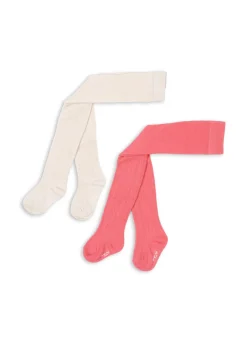Konges Sløjd Accessories|2 pak strømpebukser - beige/rose
