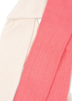 Konges Sløjd Accessories|2 pak strømpebukser - beige/rose