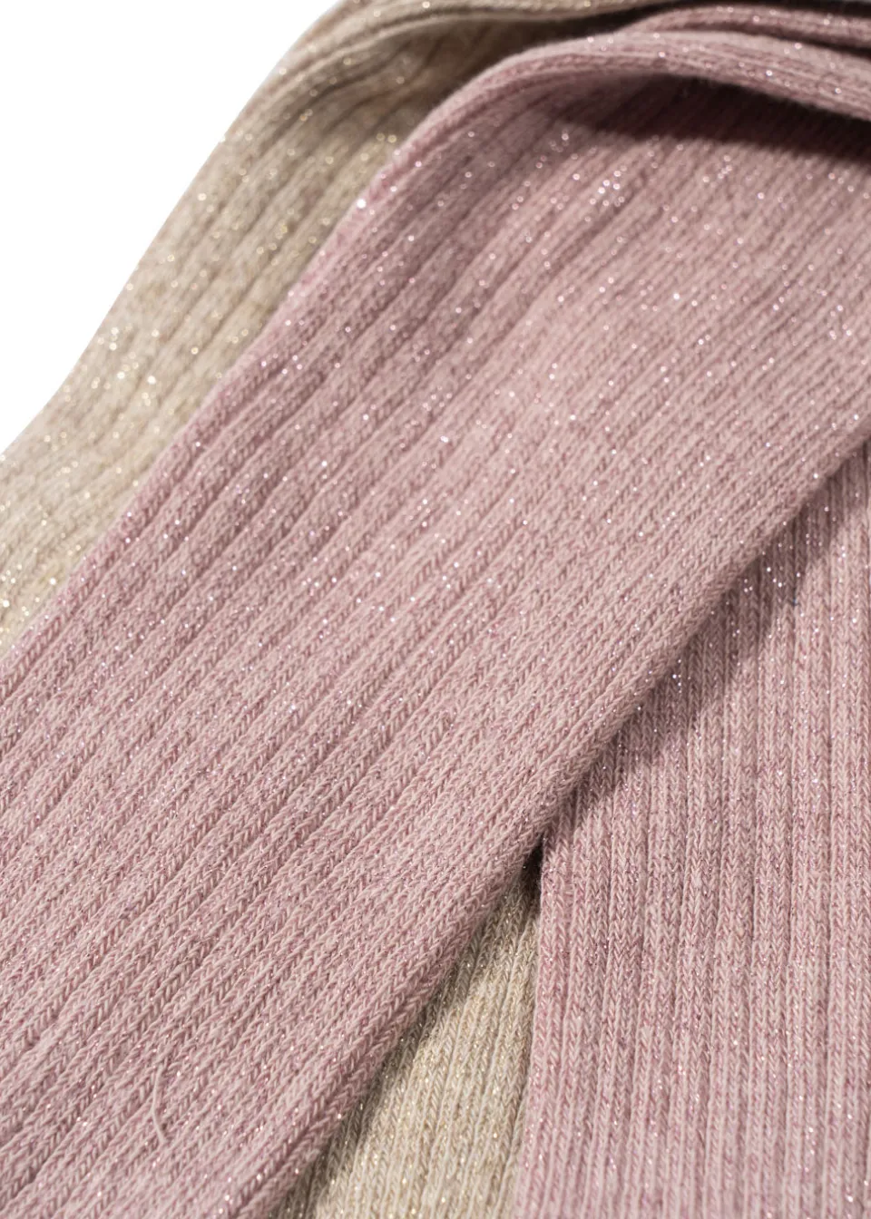 Konges Sløjd Accessories|2 pak strømpebukser - rose/off white rose/offwhite