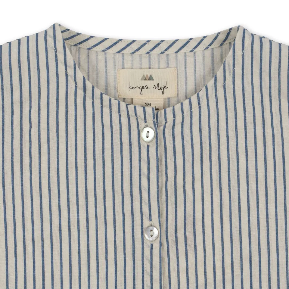 Konges Sløjd Overdele|ace romper - STRIPE BLUIE stripebluie