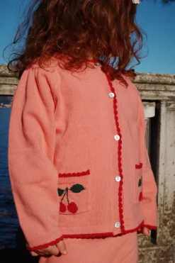 Konges Sløjd Overdele|ALEXA CARDIGAN - POWDER PINK powderpink