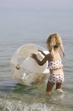 Konges Sløjd Udendørs Leg|badebold stor - TRANSPARENT CREAM transparentcream