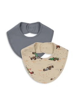 Konges Sløjd Accessories|basic 2 pak hagesmæk - TRADEWINDS / GRAND PRIX