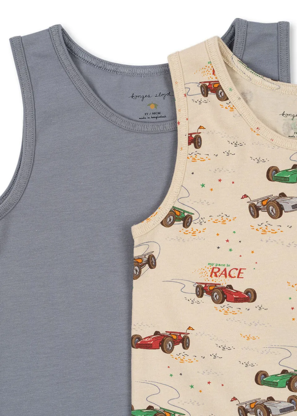 Konges Sløjd Accessories|basic 2 pak tanktop - TRADEWINDS / GRAND PRIX