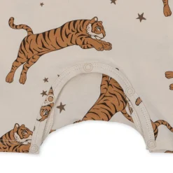 Konges Sløjd Overdele|basic romper - tiger sand tigersand