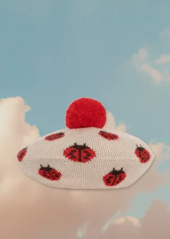 Konges Sløjd Accessories|Overtøj|Belou beret - ladybug
