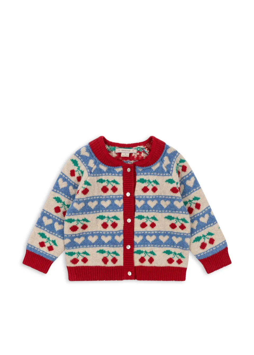 Konges Sløjd Overdele|BELOU CARDIGAN - CHERRY STRIPE cherrystripe