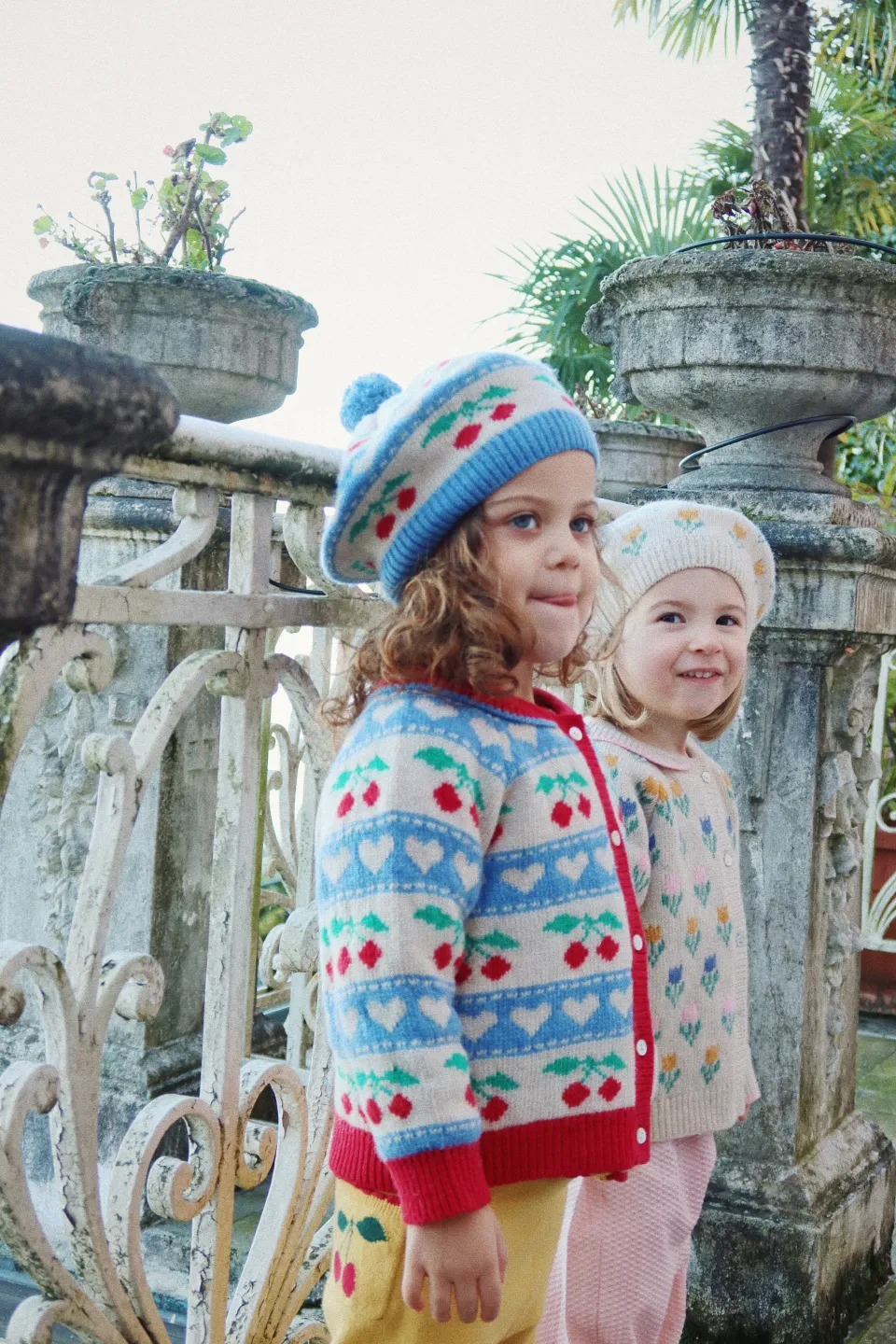 Konges Sløjd Overdele|BELOU CARDIGAN - CHERRY STRIPE cherrystripe
