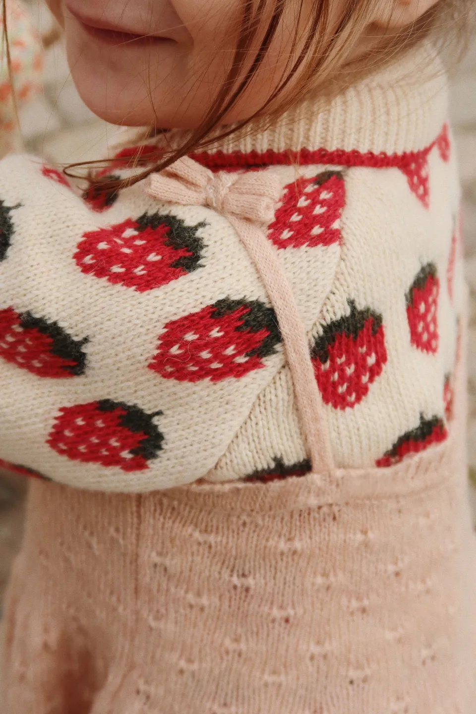 Konges Sløjd Overdele|Belou cardigan - strawberry