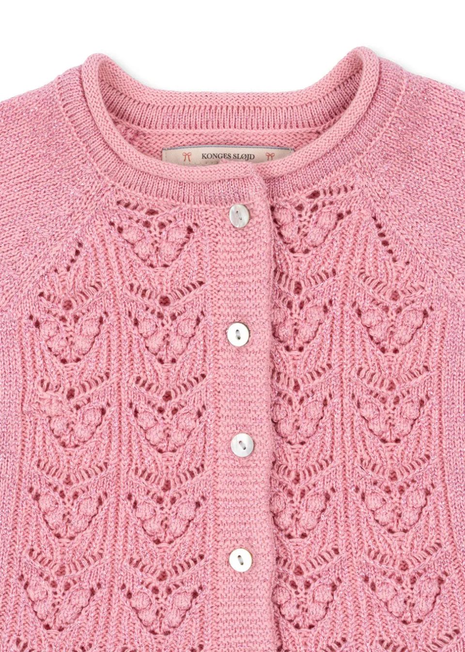Konges Sløjd Overdele|cabby cardigan - powder pink powderpink
