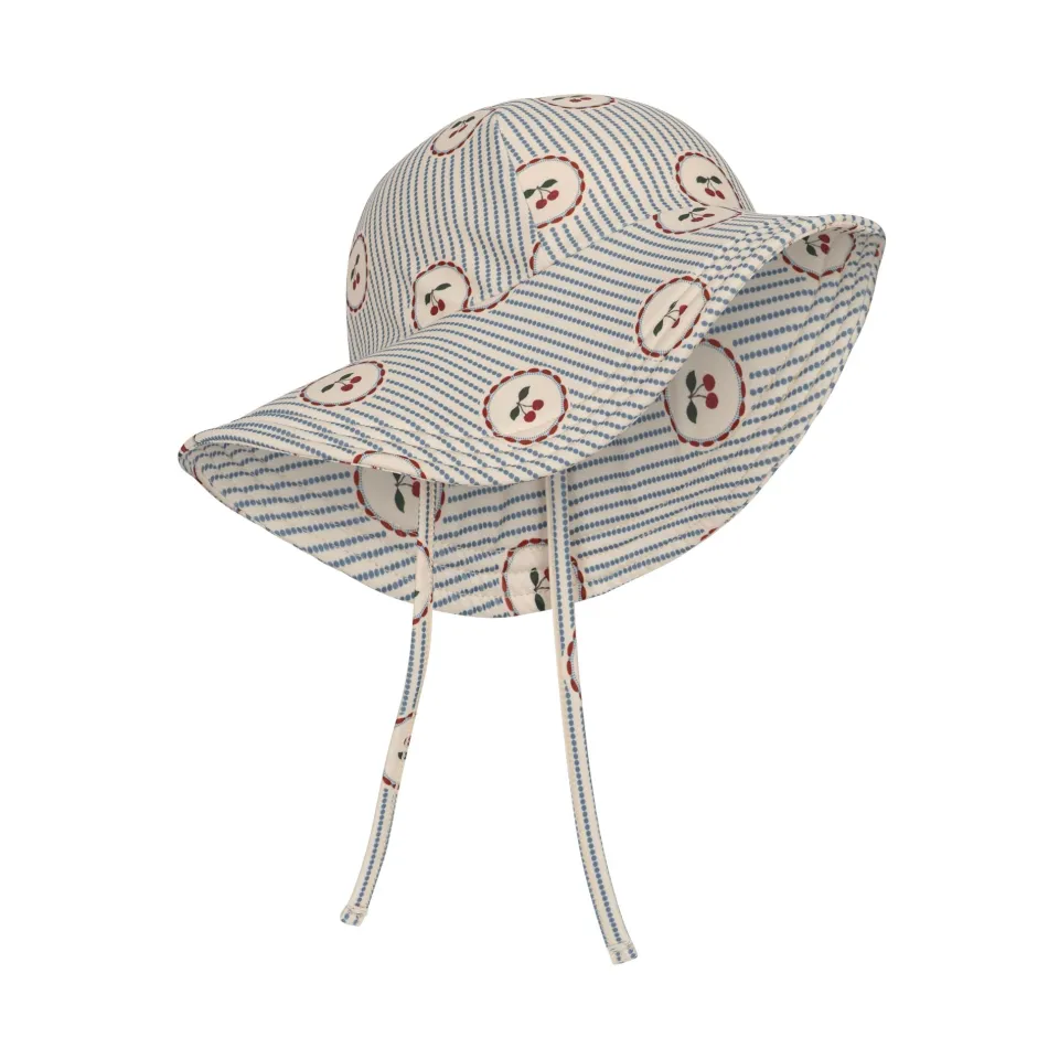 Konges Sløjd Badetøj|Accessories|cale badehat - CHERRY STRIPE cherrystripe