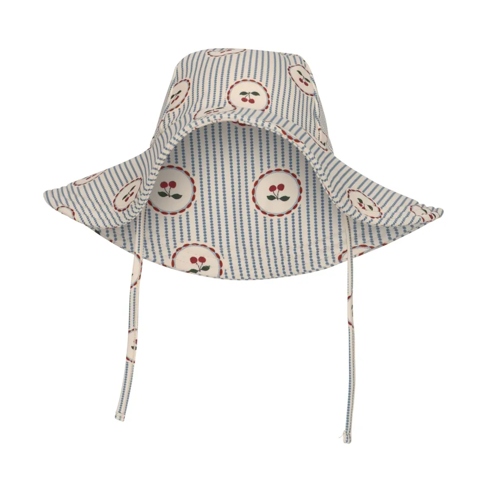 Konges Sløjd Badetøj|Accessories|cale badehat - CHERRY STRIPE cherrystripe
