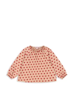 Konges Sløjd Overdele|CHLEO BLUSE - COEUR MAHOGANY coeurmahogany