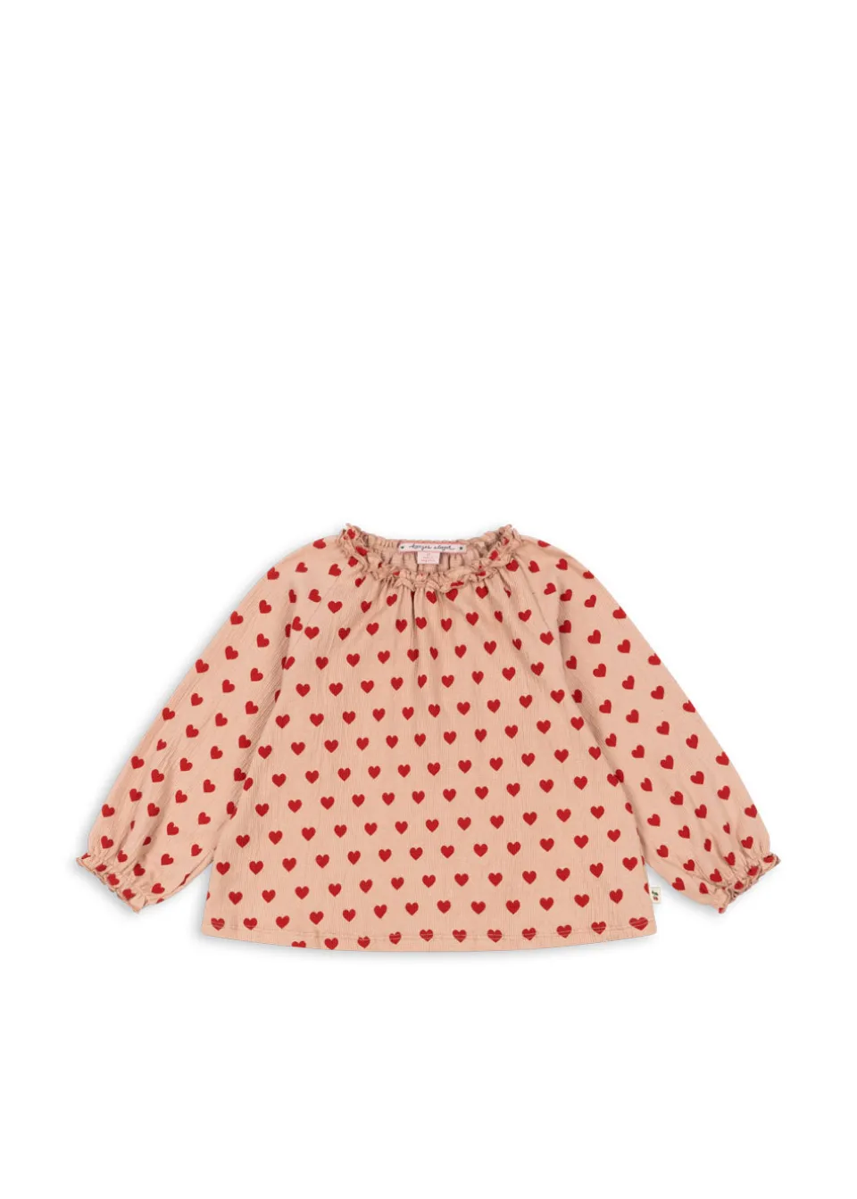 Konges Sløjd Overdele|CHLEO BLUSE - COEUR MAHOGANY coeurmahogany