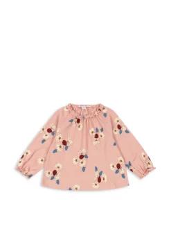 Konges Sløjd Overdele|CHLEO BLUSE - LADYBUG DAISY BLUSH ladybugdaisyblush