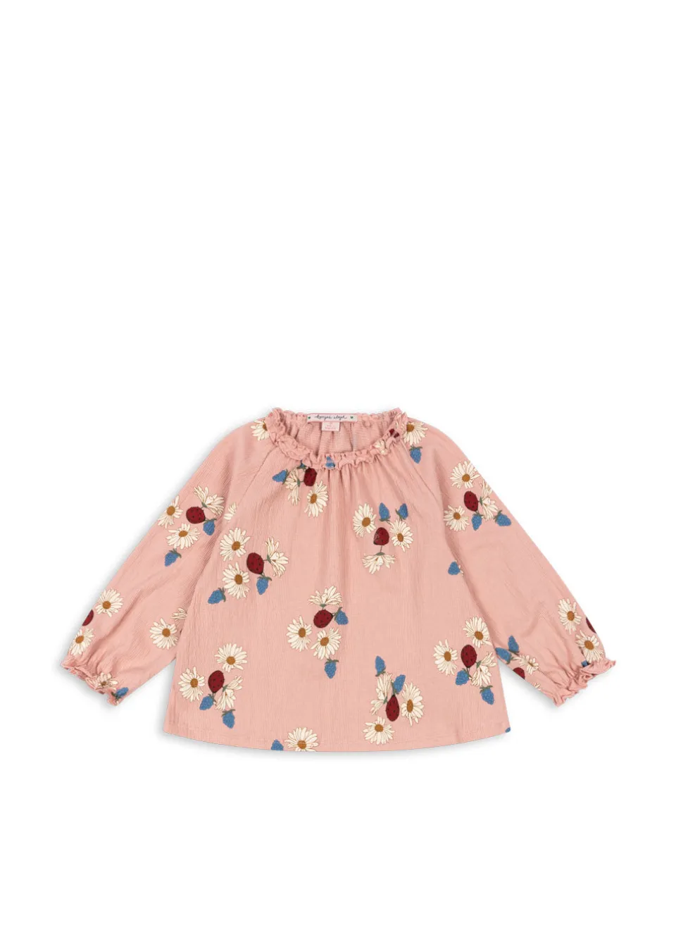 Konges Sløjd Overdele|CHLEO BLUSE - LADYBUG DAISY BLUSH ladybugdaisyblush