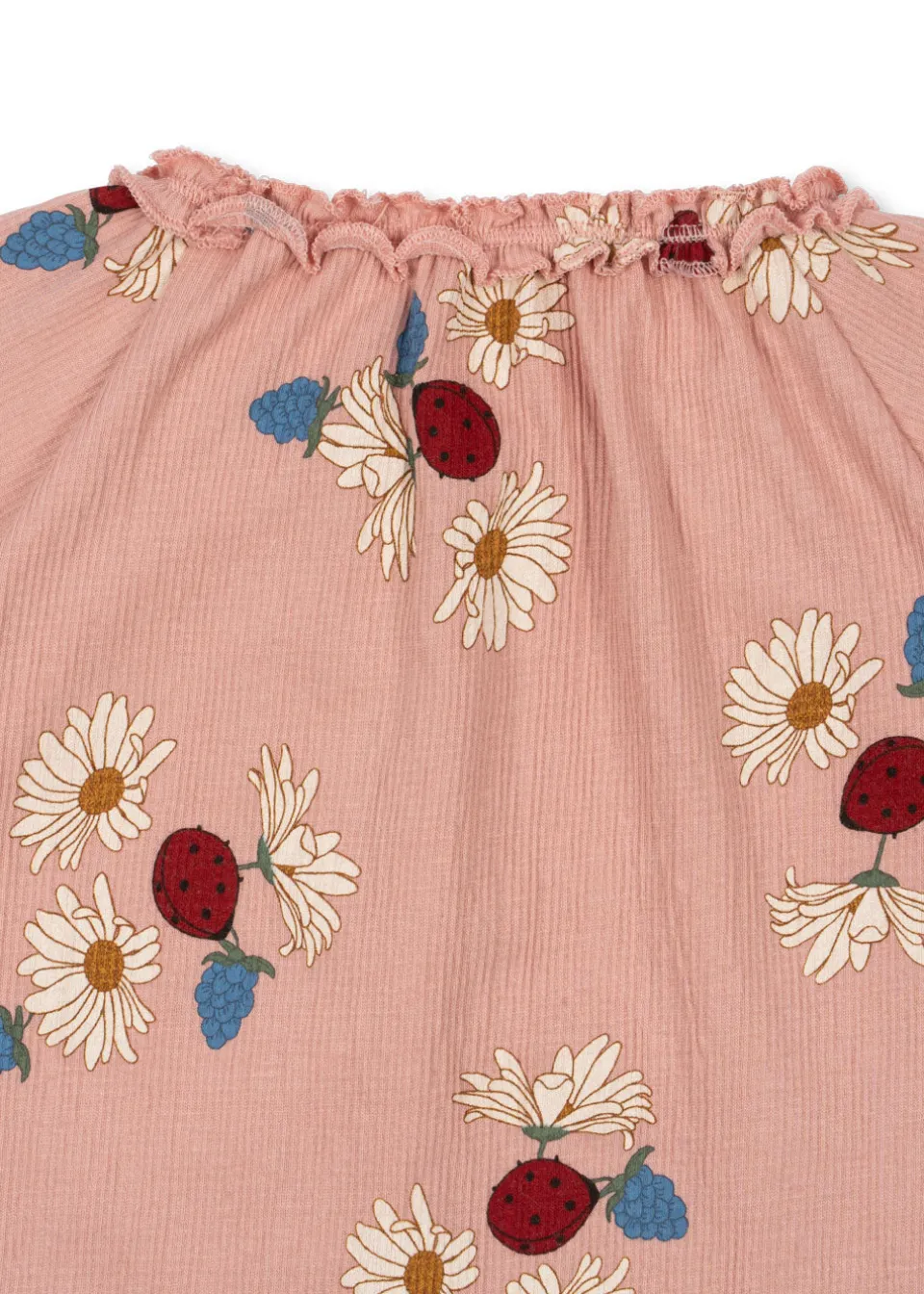 Konges Sløjd Overdele|CHLEO BLUSE - LADYBUG DAISY BLUSH ladybugdaisyblush