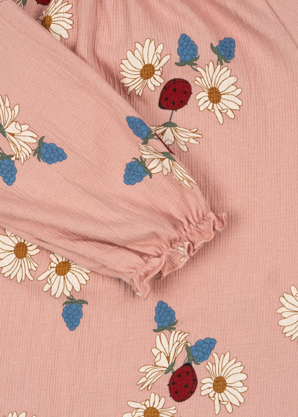 Konges Sløjd Overdele|CHLEO BLUSE - LADYBUG DAISY BLUSH ladybugdaisyblush