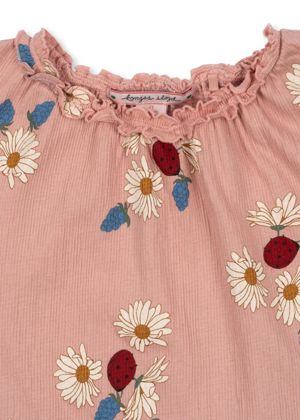 Konges Sløjd Kjoler|CHLEO KJOLE - LADYBUG DAISY BLUSH ladybugdaisyblush