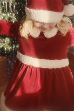 Konges Sløjd Kjoler|Christmas kjole - red dahlia reddahlia