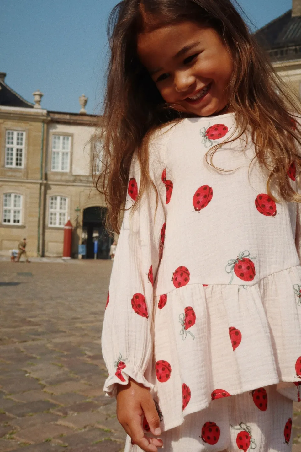 Konges Sløjd Overdele|Coco ladybug bluse - ladybug bow ladybugbow