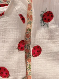 Konges Sløjd Overdele|Coco ladybug bluse - ladybug bow ladybugbow