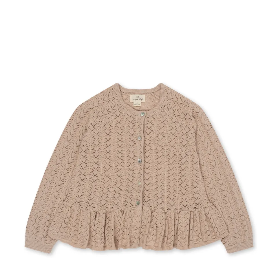 Konges Sløjd Overdele|cypres cardigan - LIGHT ROSE lightrose