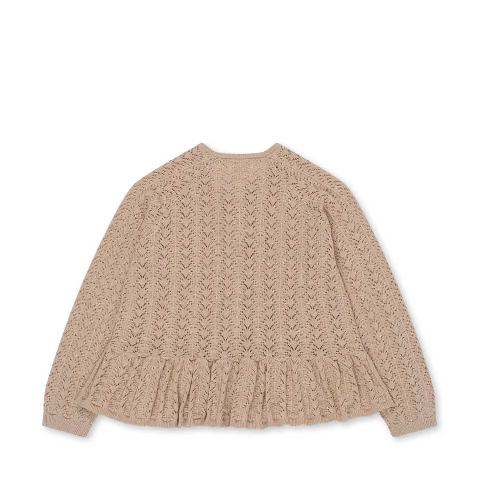 Konges Sløjd Overdele|cypres cardigan - LIGHT ROSE lightrose