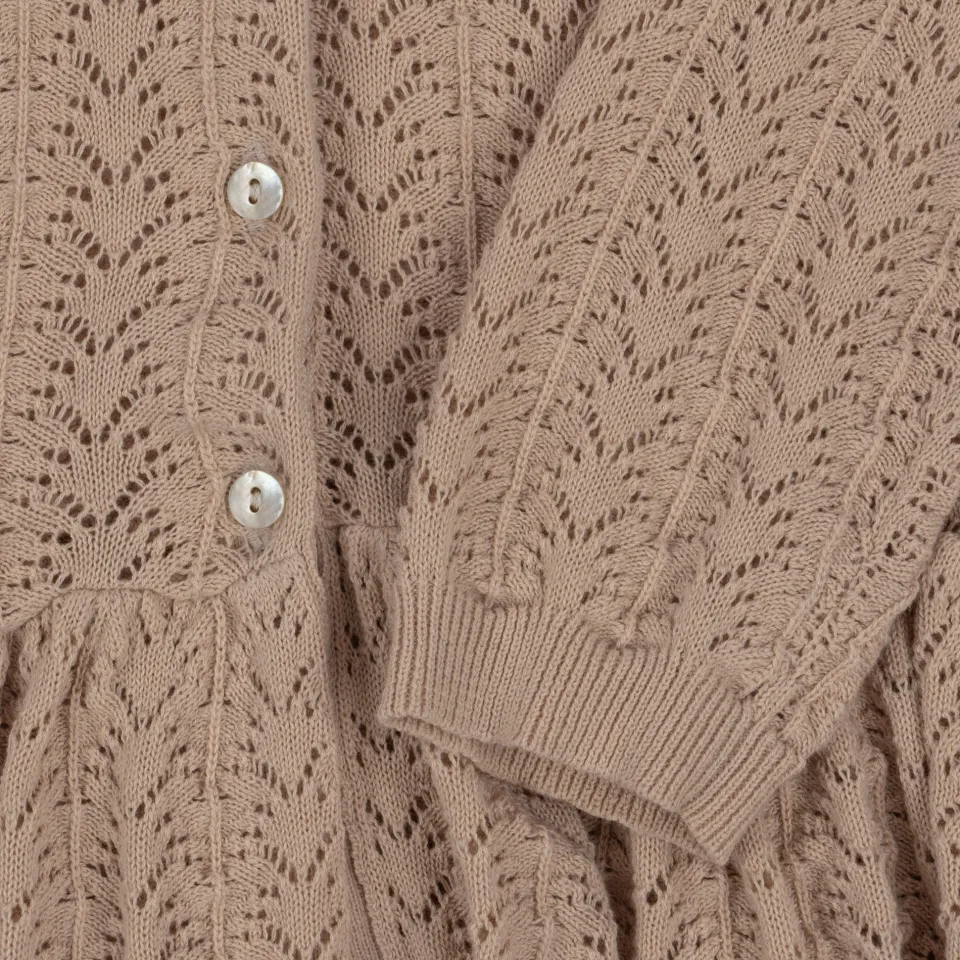 Konges Sløjd Overdele|cypres cardigan - LIGHT ROSE lightrose
