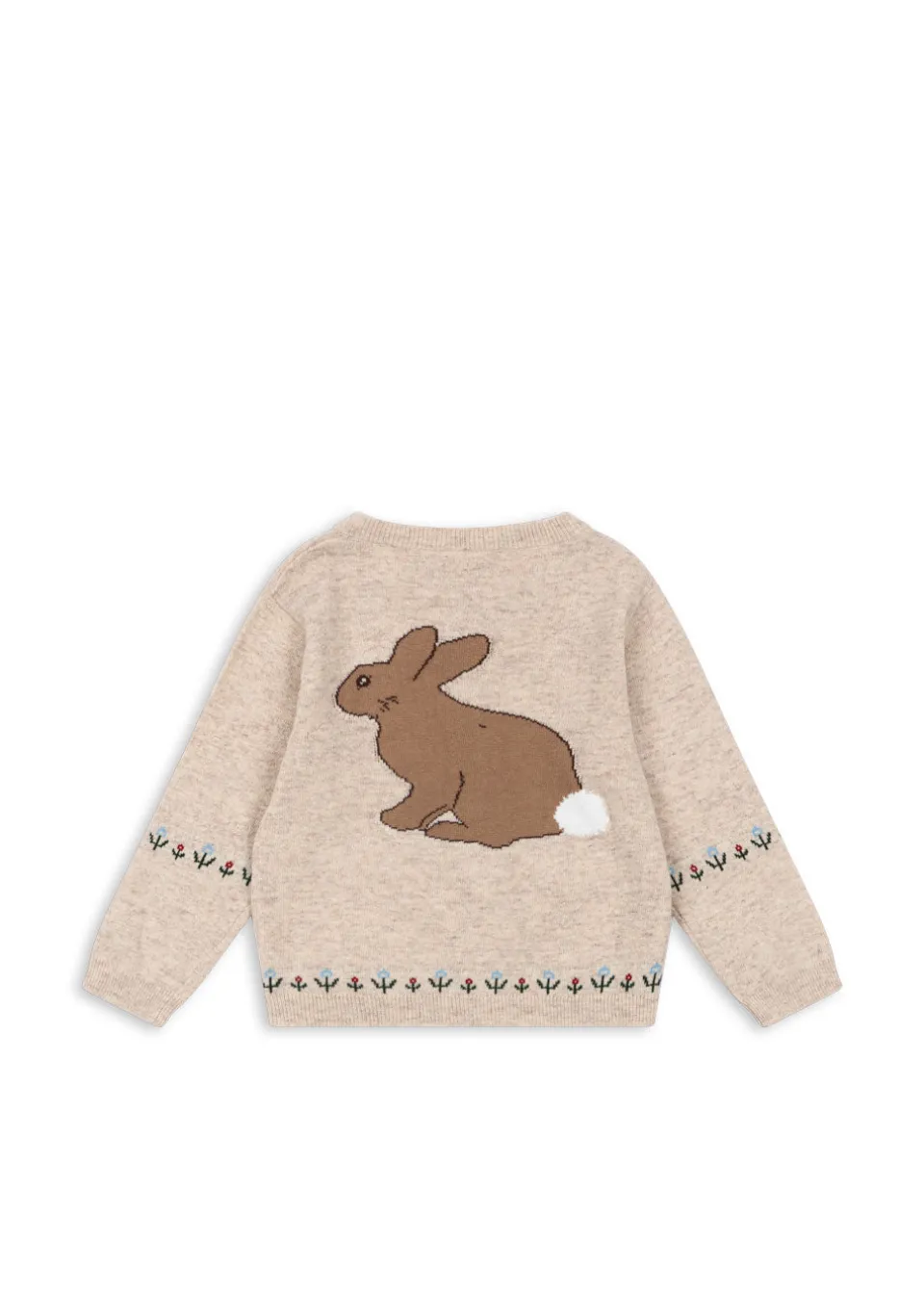 Konges Sløjd Overdele|ELI CARDIGAN - OFF WHITE MELANGE offwhitemelange