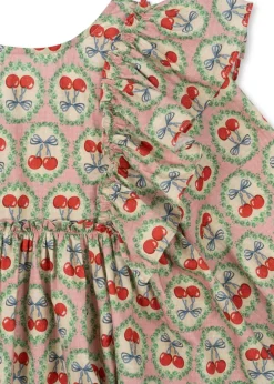 Konges Sløjd Kjoler|Evia kjole - cherry bow cherrybow