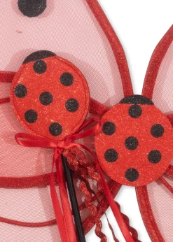 Konges Sløjd Kreativ & Spil|Fairy ladybug kostume - ladybug glitter ladybugglitter
