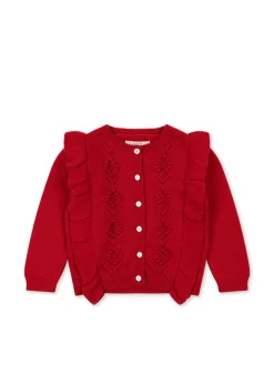 Konges Sløjd Overdele|FIOL CARDIGAN - BARBADOS CHERRY barbadoscherry