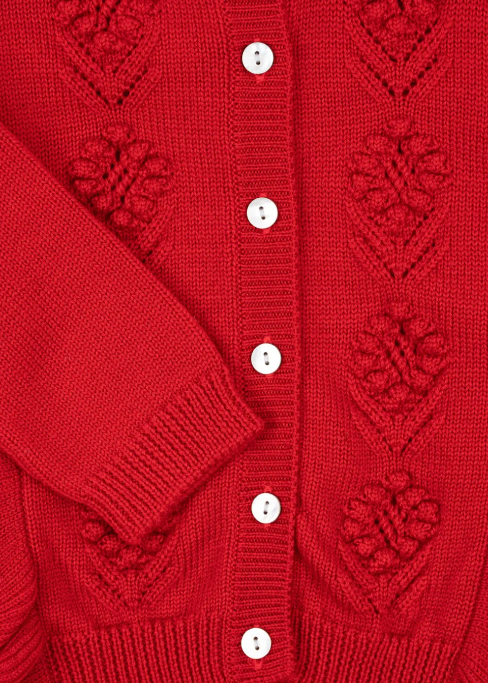Konges Sløjd Overdele|FIOL CARDIGAN - BARBADOS CHERRY barbadoscherry