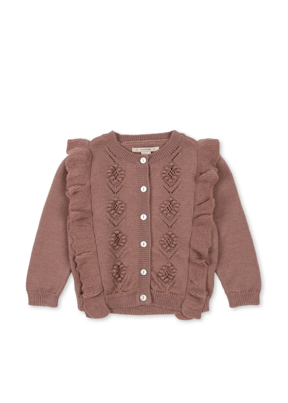 Konges Sløjd Overdele|FIOL CARDIGAN - burlwood