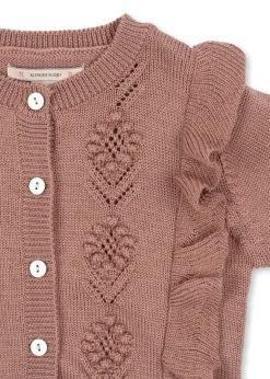 Konges Sløjd Overdele|FIOL CARDIGAN - burlwood