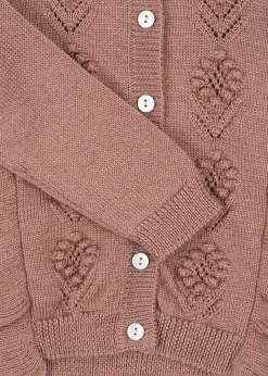 Konges Sløjd Overdele|FIOL CARDIGAN - burlwood