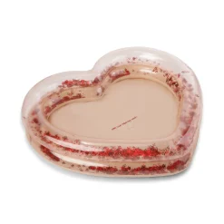 Konges Sløjd Udendørs Leg|hjerte badebassin - BLUSH TRANSPARENT blushtransparent