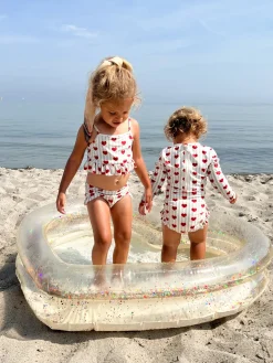 Konges Sløjd Udendørs Leg|hjerte badebassin - TRANSPARENT CREAM transparentcream