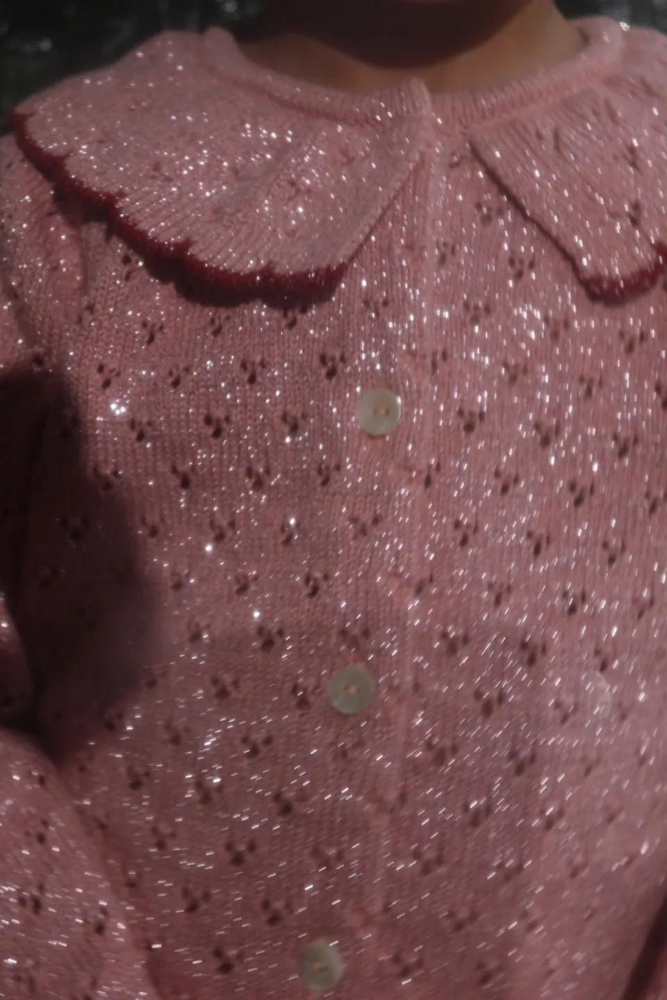 Konges Sløjd Overdele|Holiday cardigan - mellow rose mellowrose