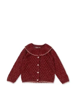 Konges Sløjd Overdele|Holiday cardigan - red dahlia reddahlia