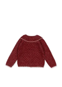 Konges Sløjd Overdele|Holiday cardigan - red dahlia reddahlia