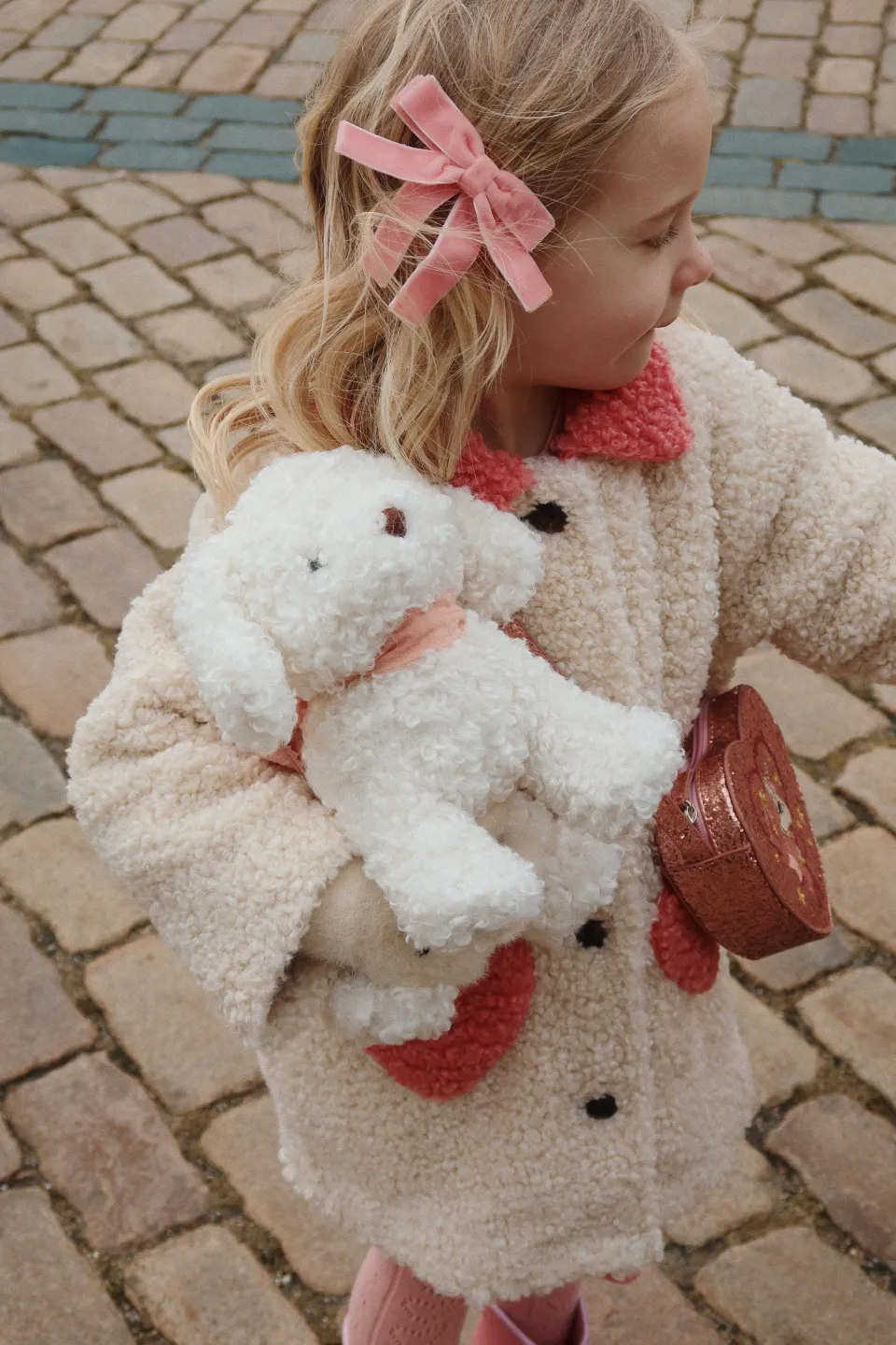 Konges Sløjd Bamser|Hundehvalpen Yvette - off white offwhite