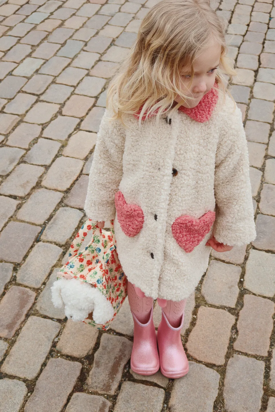 Konges Sløjd Bamser|Hundehvalpen Yvette - off white offwhite
