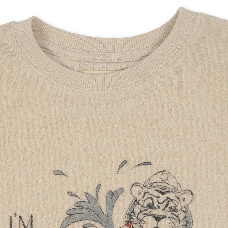 Konges Sløjd Overdele|itty tee - ANTIQUE WHITE antiquewhite