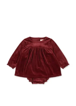 Konges Sløjd Overdele|Jingle twinkle romper - red dahlia reddahlia
