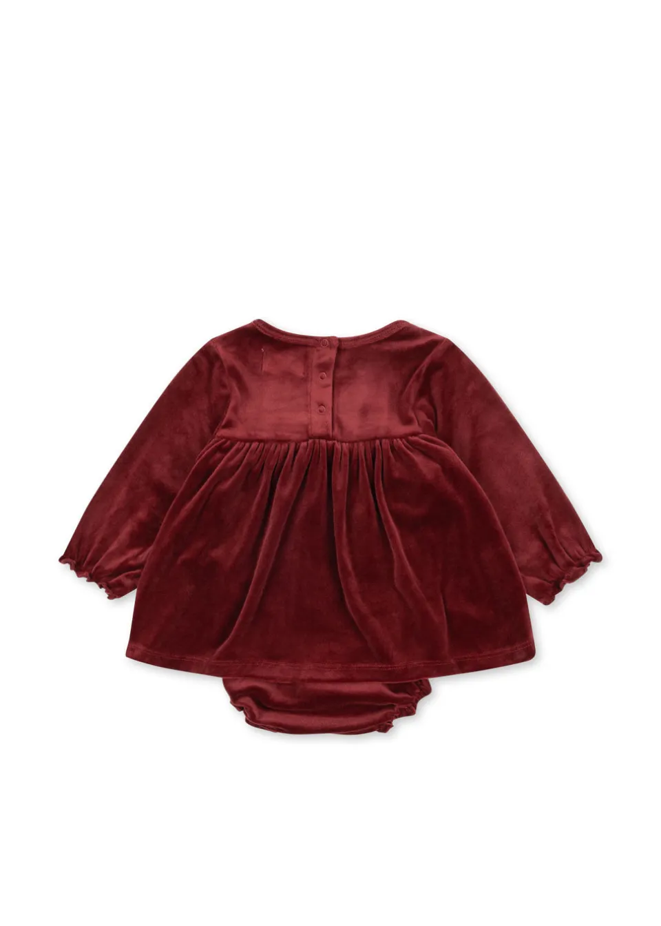 Konges Sløjd Overdele|Jingle twinkle romper - red dahlia reddahlia
